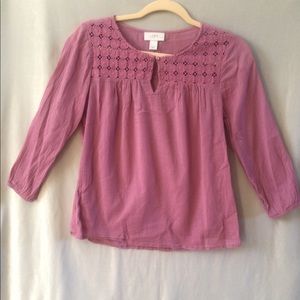 Loft XSP mauve shirt